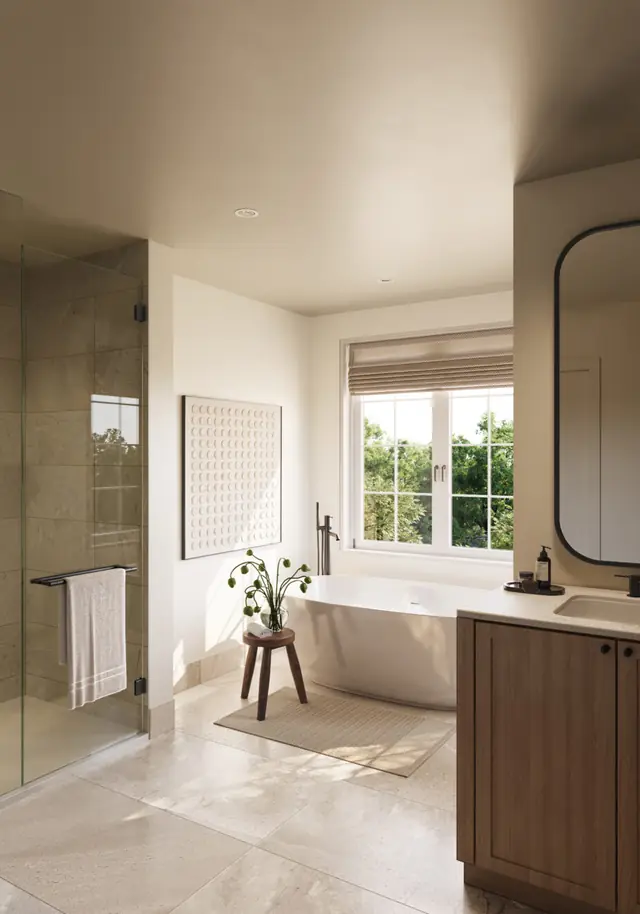 Ensuite rendering in a single-detached home at Five Oaks